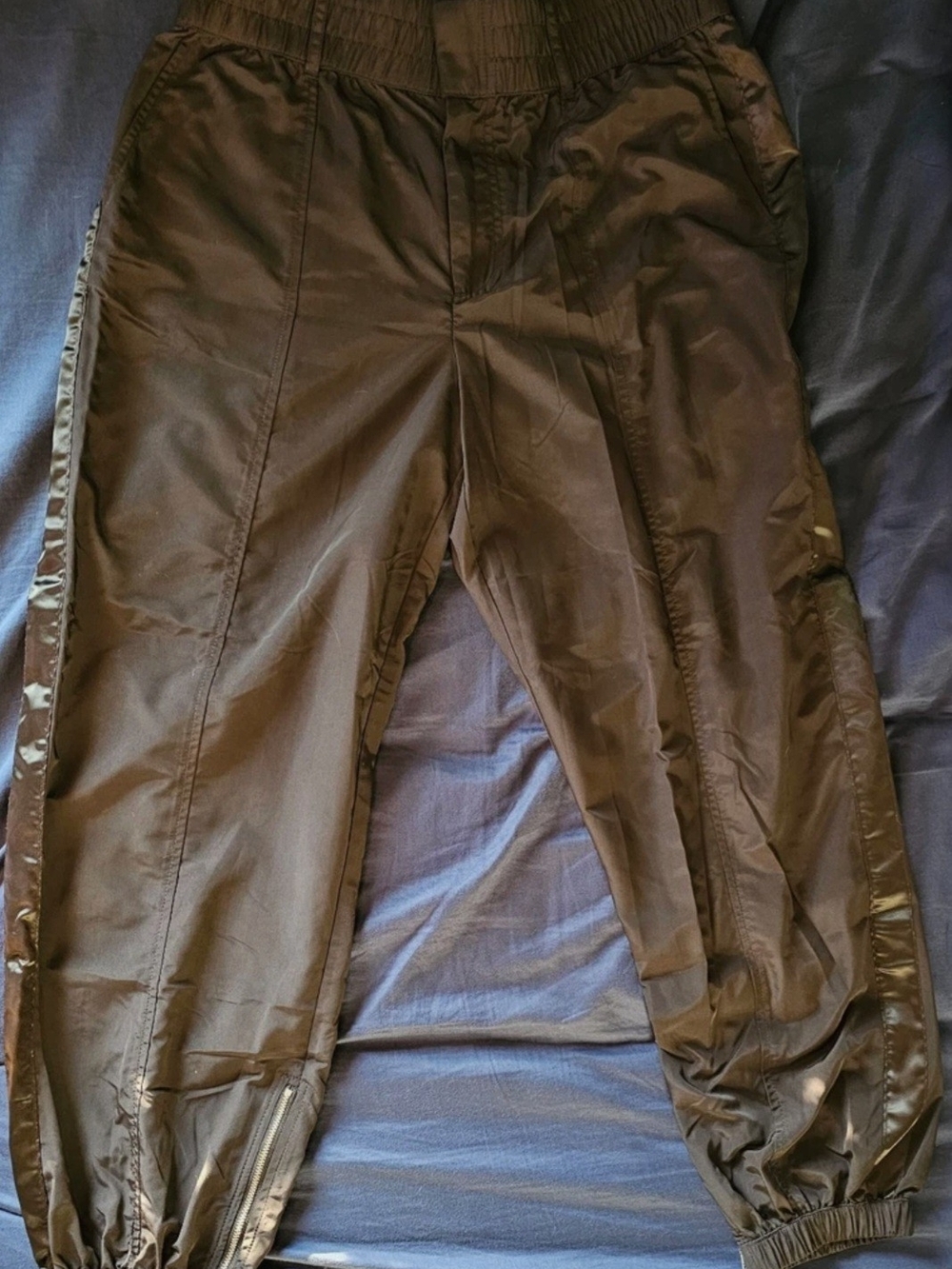 Women's Black Jogger Pants - Elastic Waist & Ankle